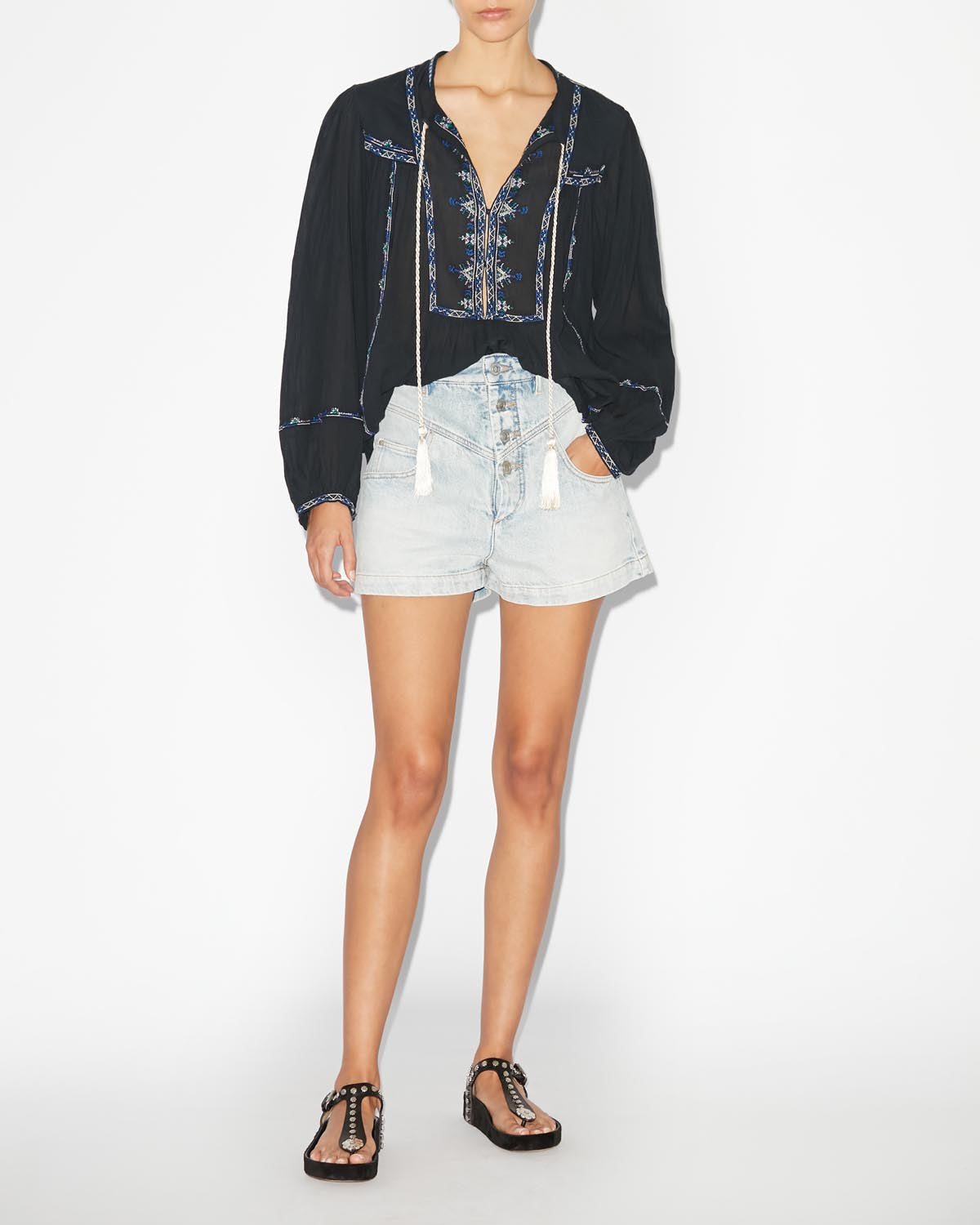 Haut silekia - Noir - Woman - 1