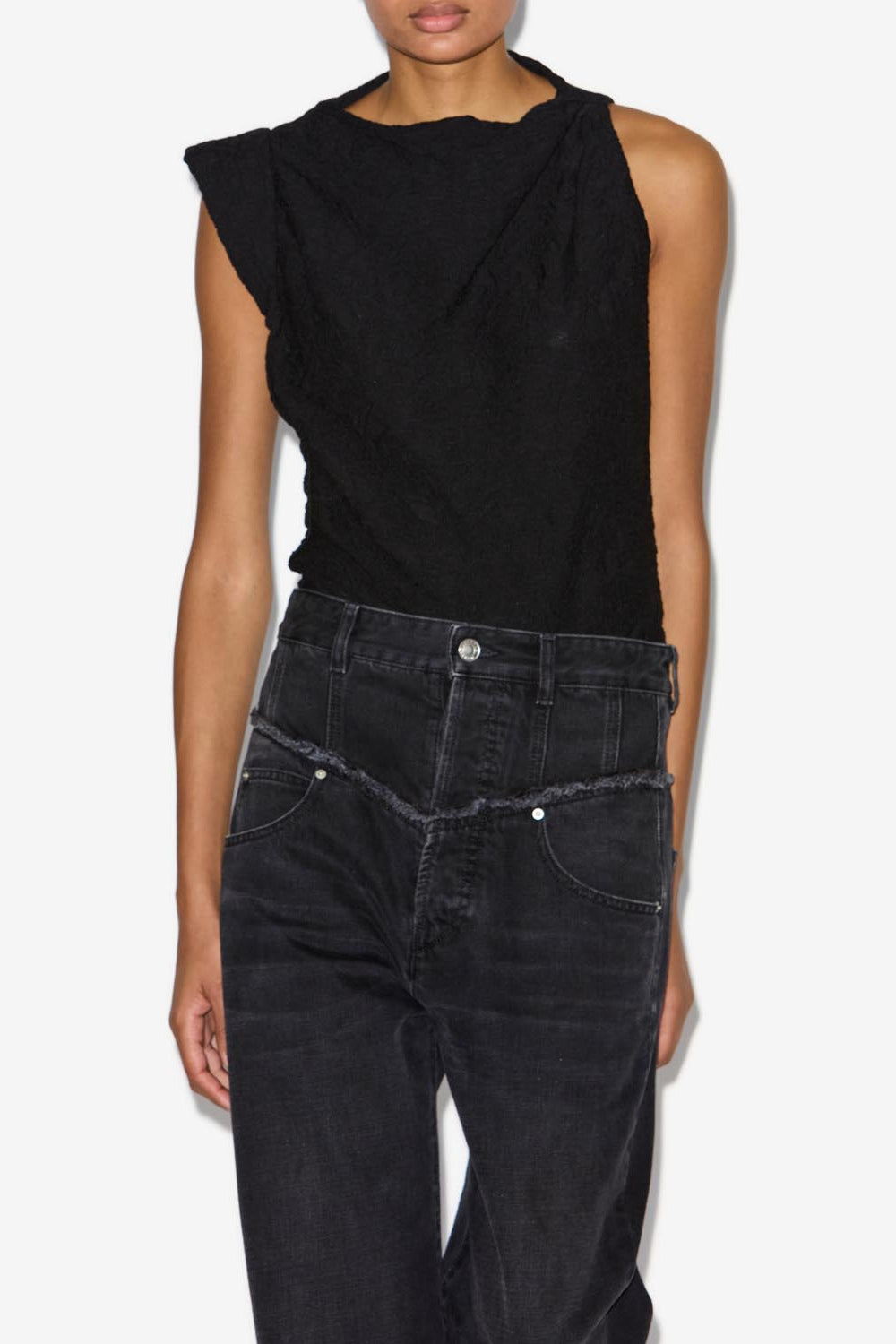 Fabiena top - Black - Woman - 4