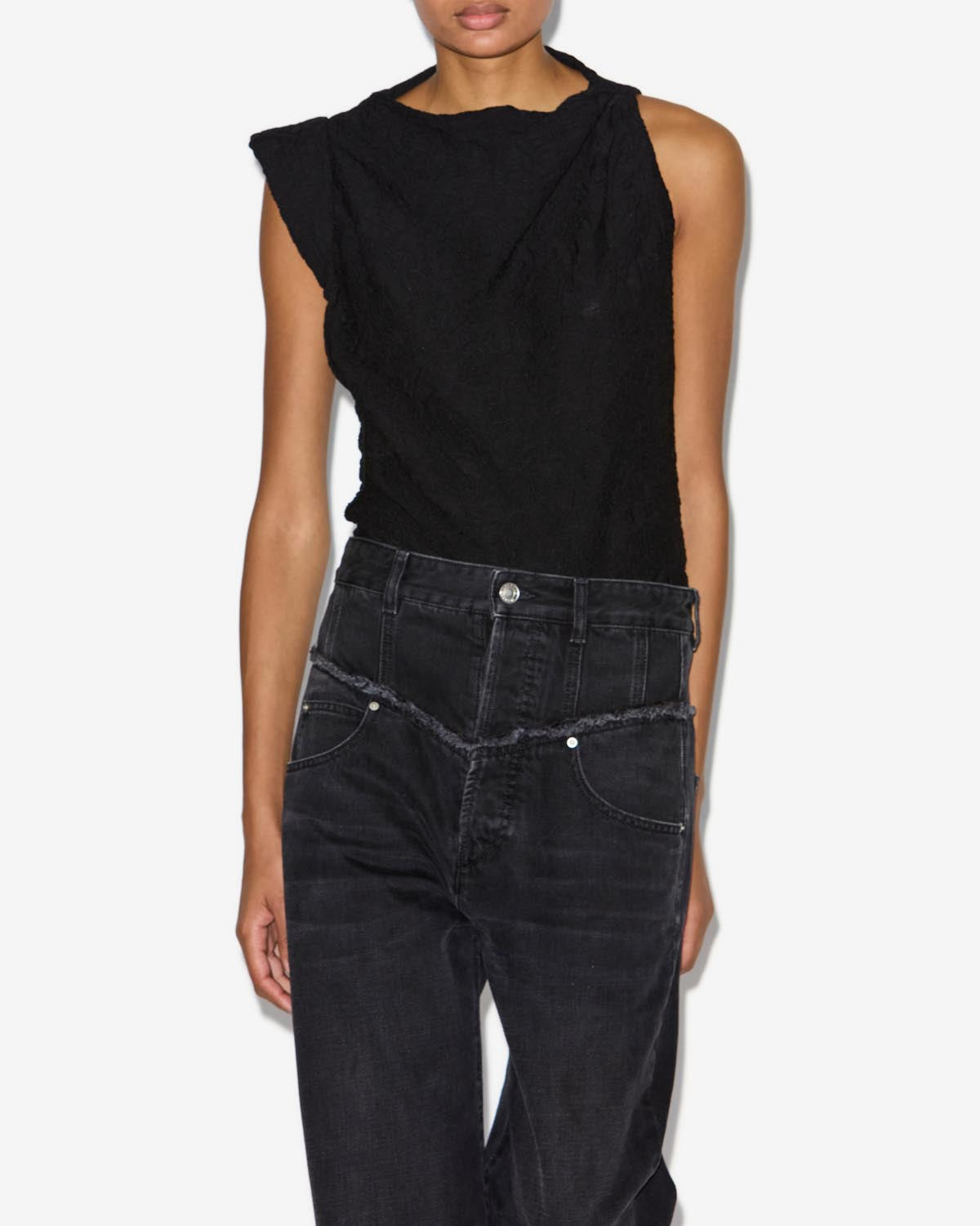 Fabiena top - Black - Woman - 3