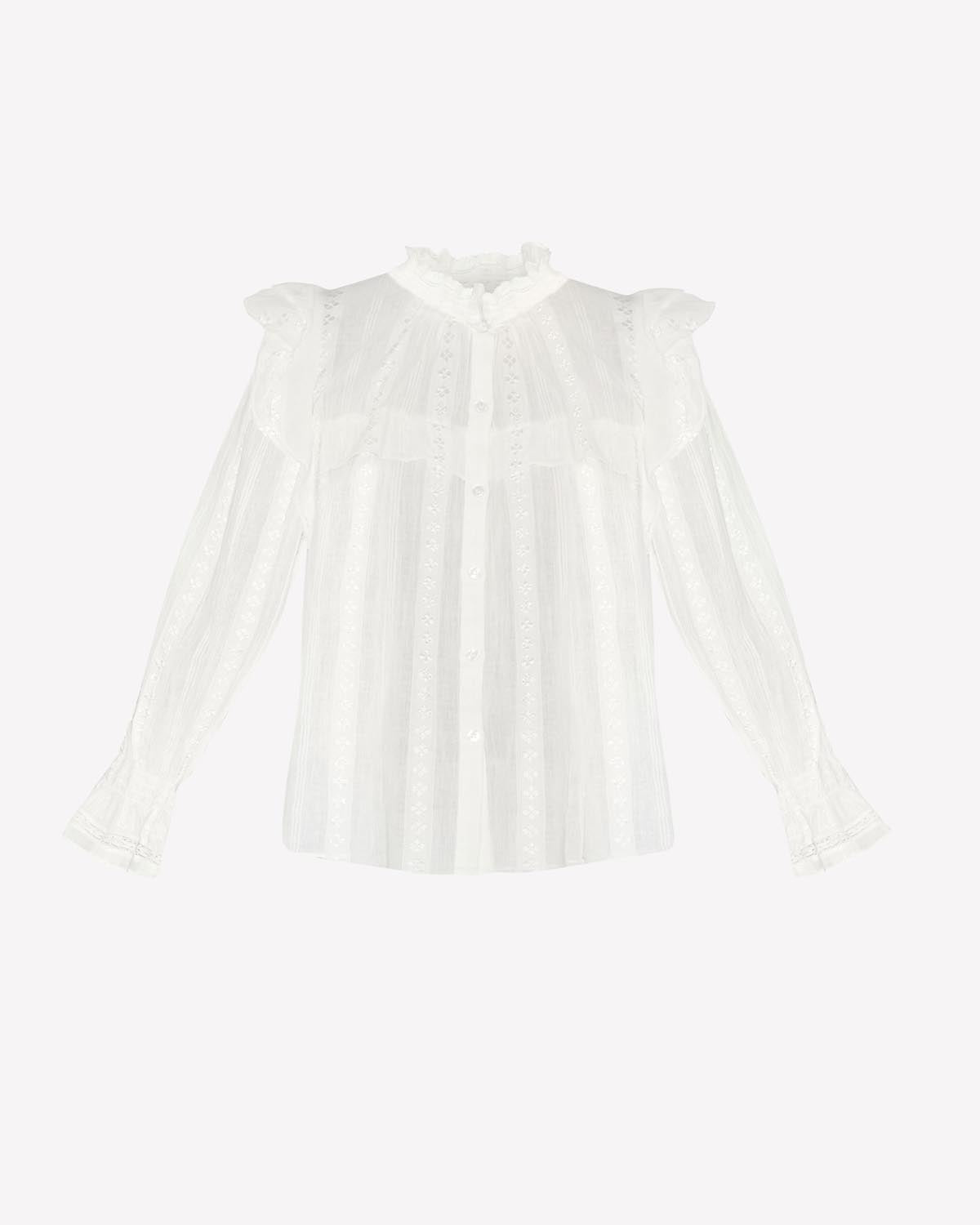 Jatedy ruffled blouse - White - Woman - 5