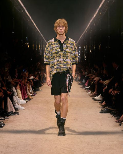 Dorian ウールツイード トップス - Lilac-yellow - Man - 6