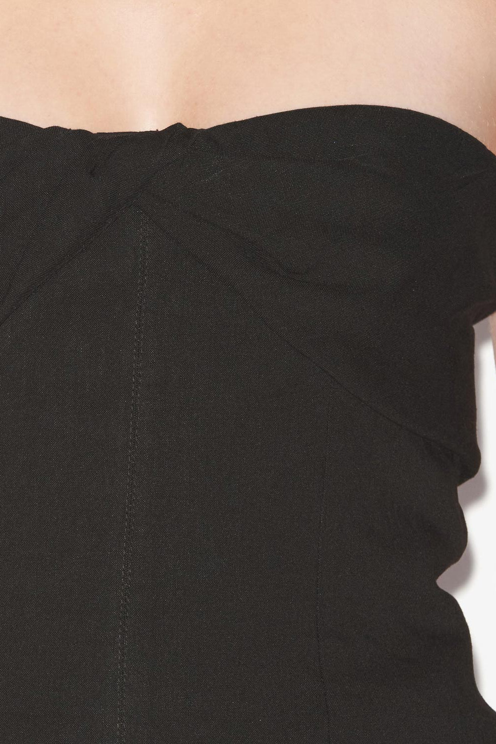 Top daniela sin tirantes con mangas desmontables - Negro - Woman - 3