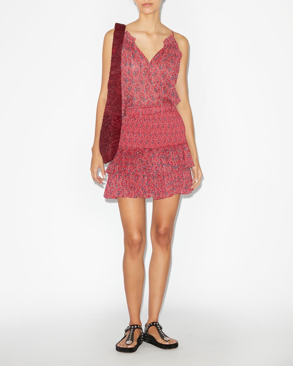 Naomi gonna - Cranberry - Woman - 1