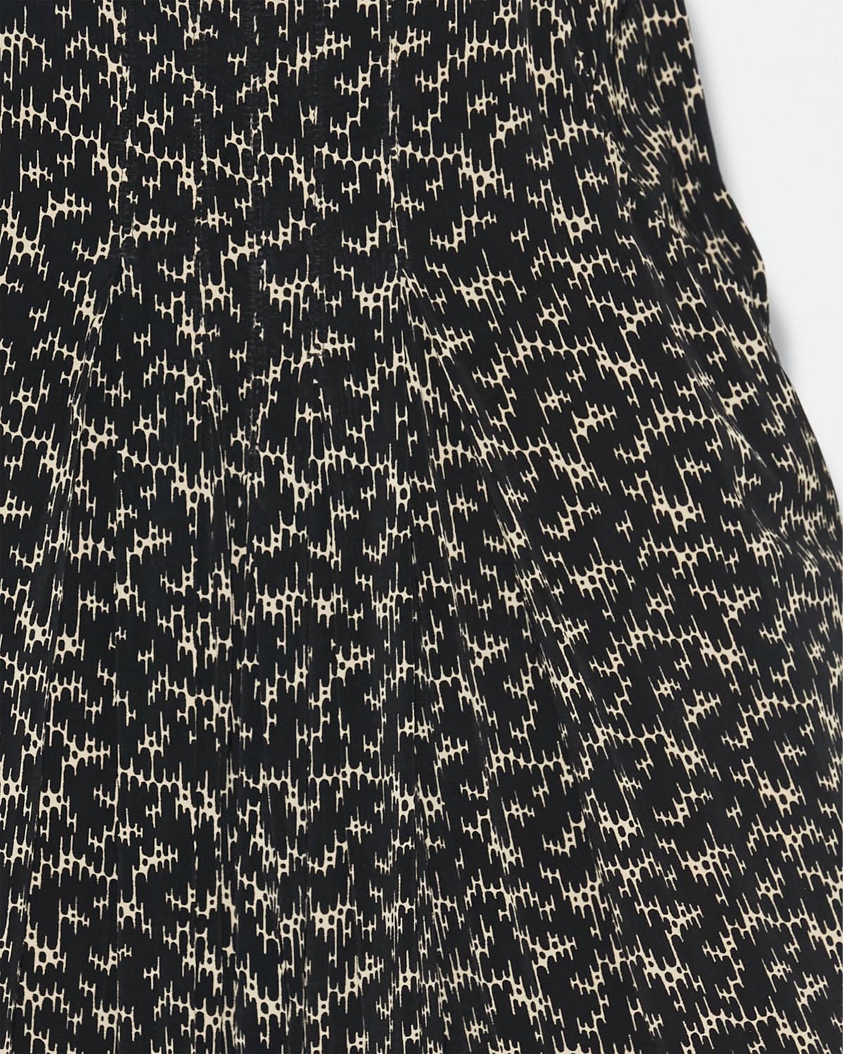 Eolia printed midi skirt - 검은색 - Woman - 2