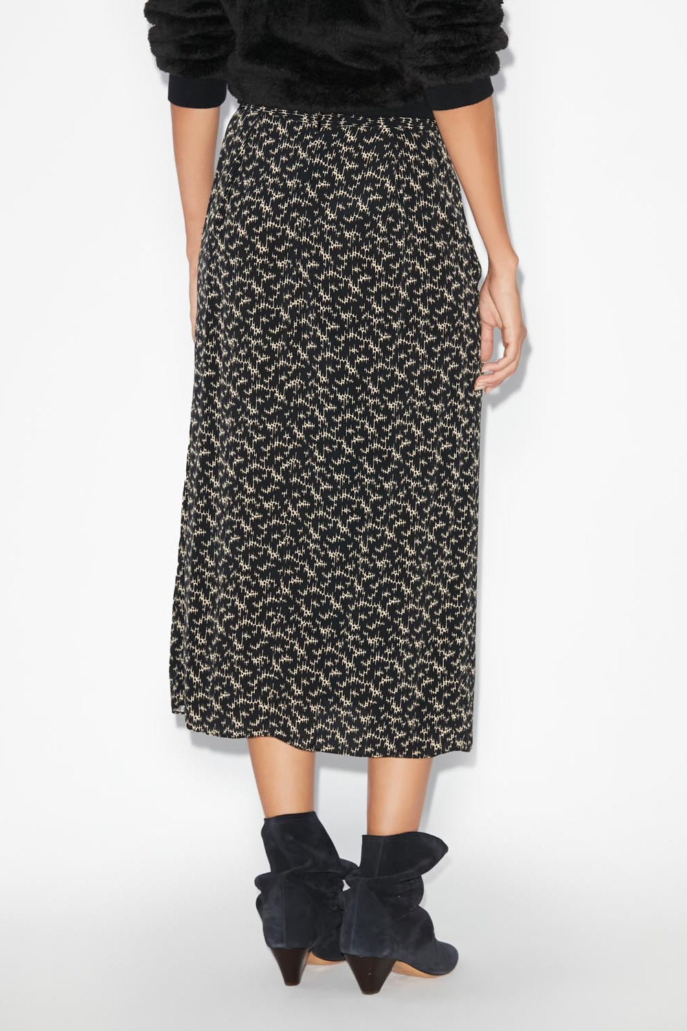 Eolia printed midi skirt - 黒 - Woman - 5