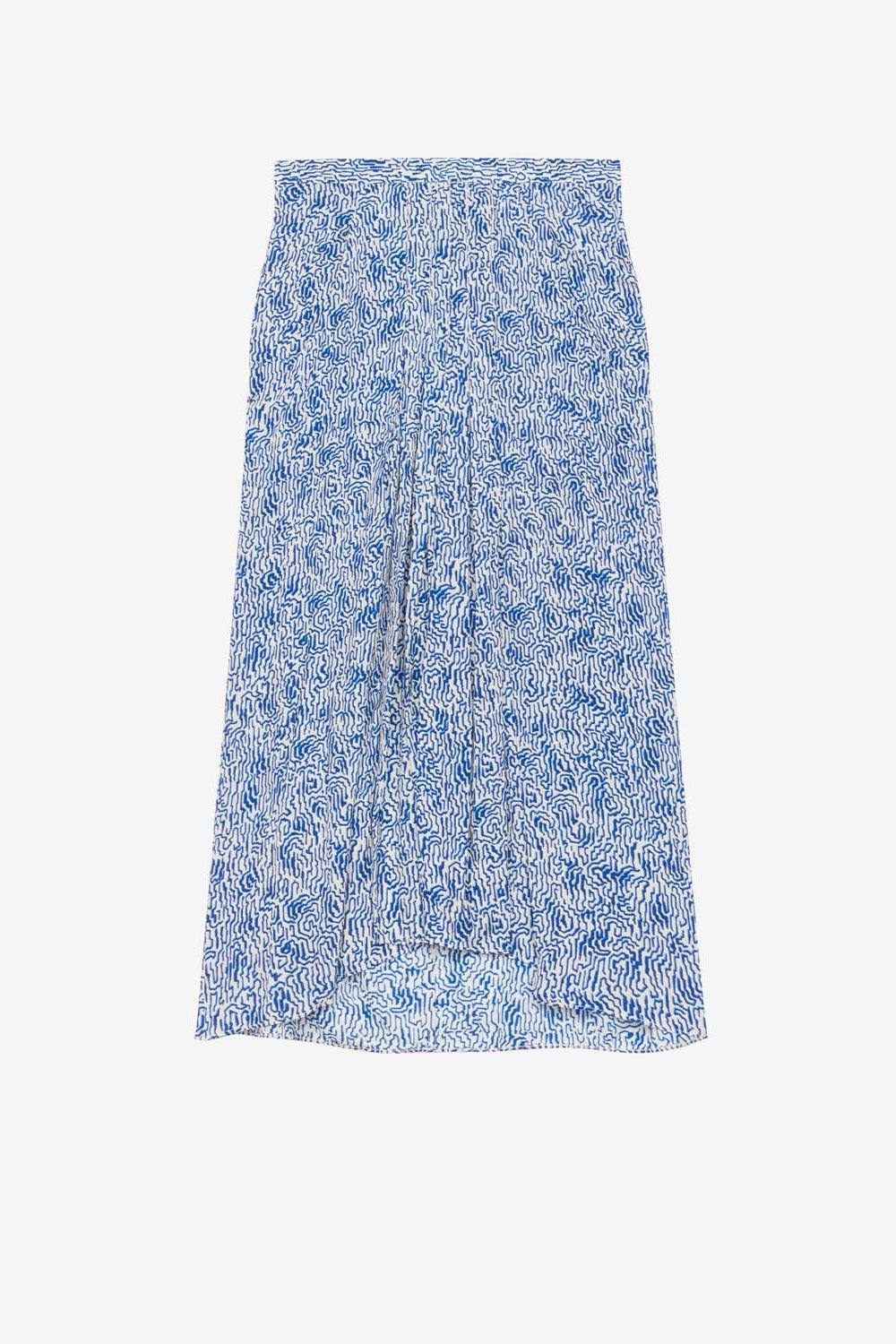 Eolia printed midi skirt - 青 - Woman - 1