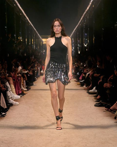 Gonna con lustrini daina - Nero - Woman - 6