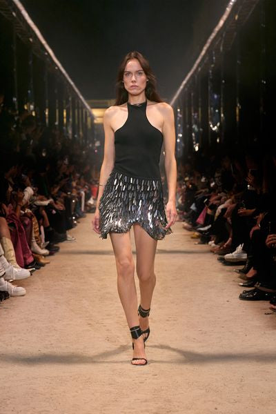 Gonna con lustrini daina - Nero - Woman - 2