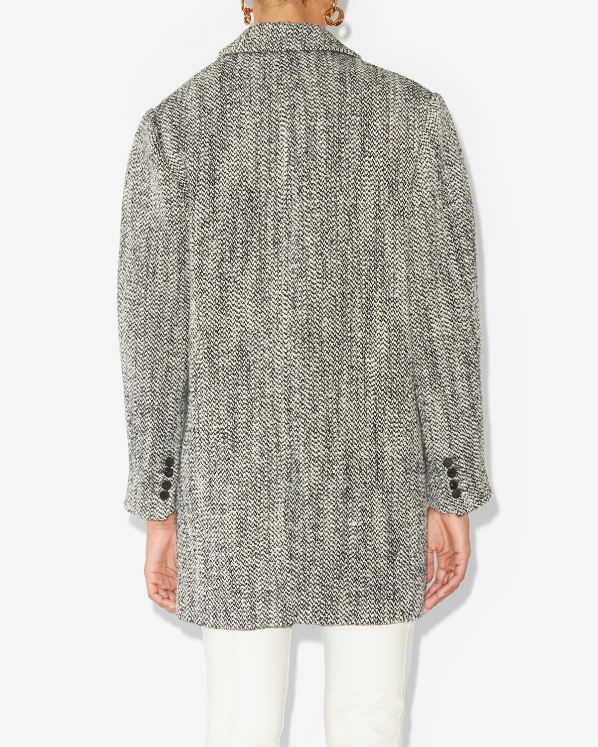 Jilinka 코트 - Black and ecru - Woman - 4