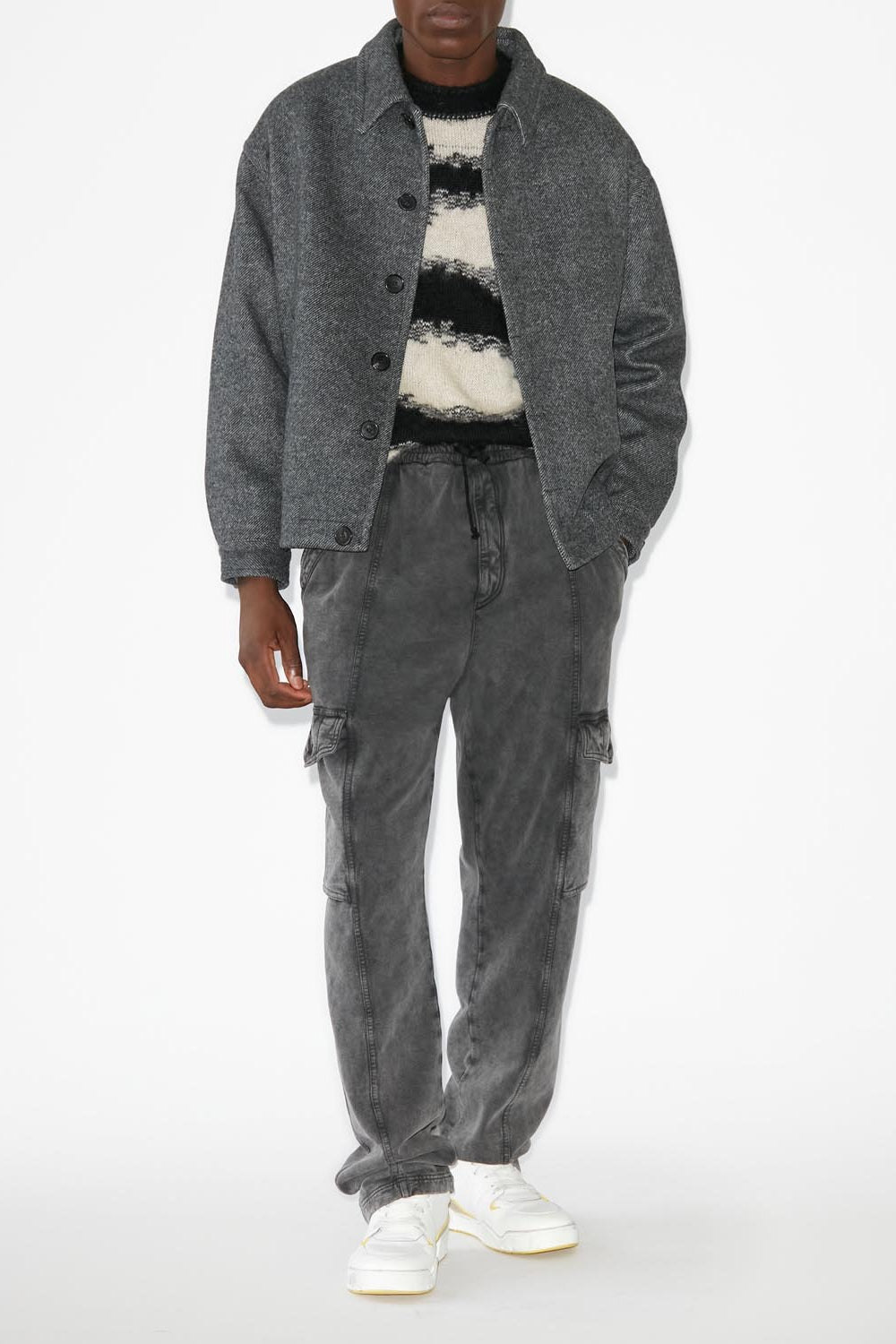 Simon 코트 - 회색 - Man - 2