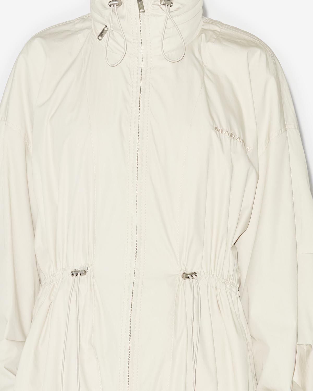 Long cotton trench coat berthely - Beige - Woman - 2