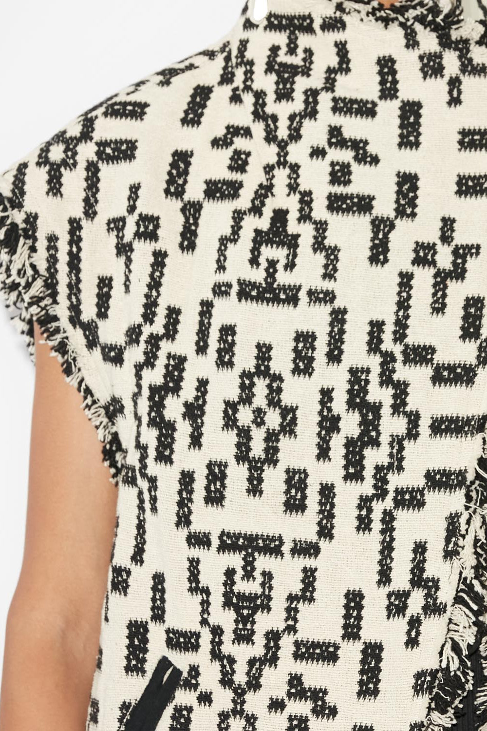 Faith coat with removable sleeves - Black - Woman - 3