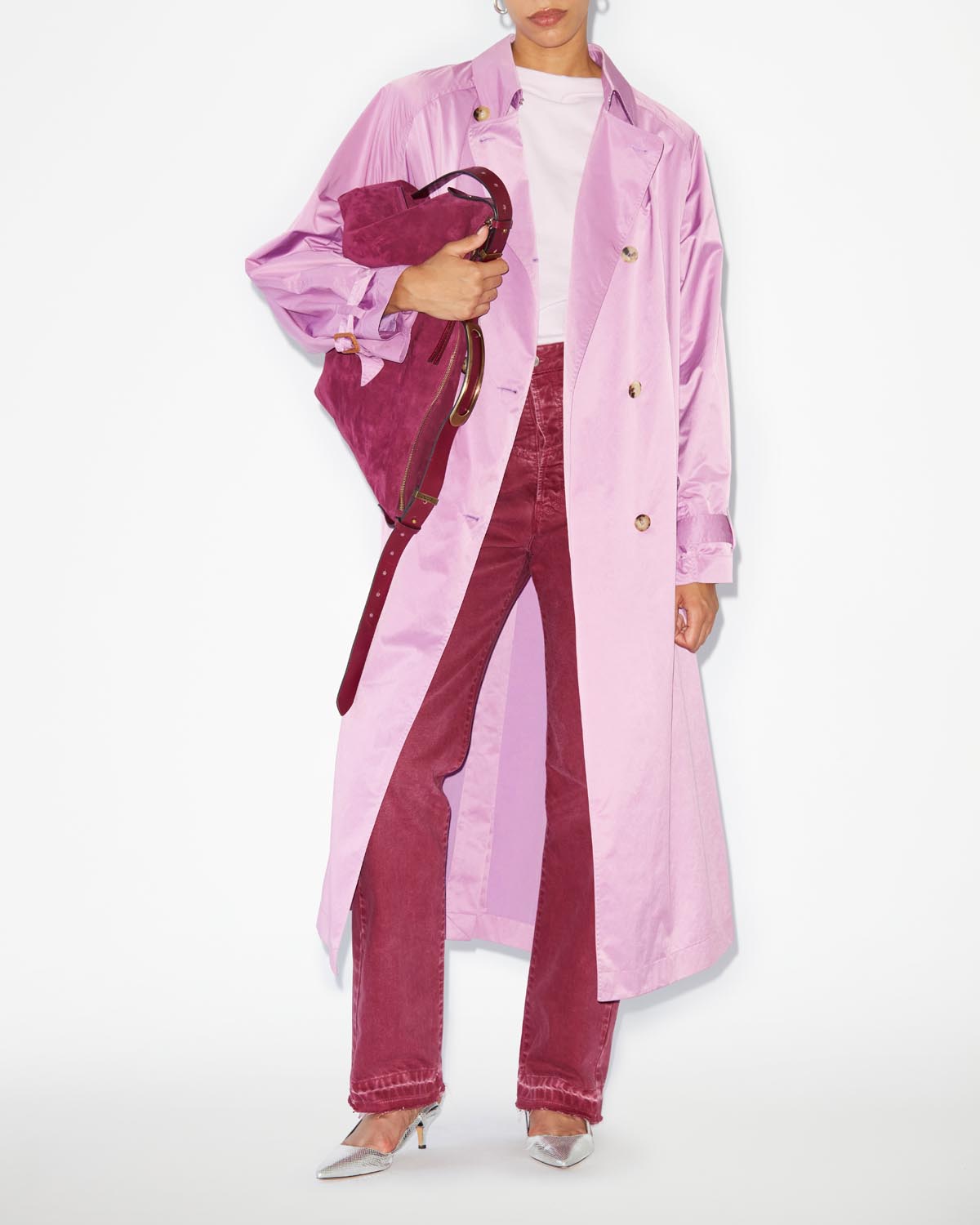 Edenna trench - Lilac - Woman - 3