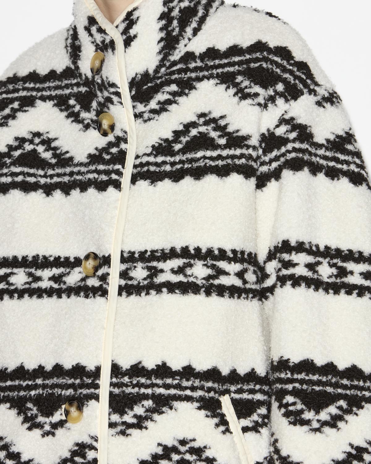 Harper reversible faux-fur coat - Ecru - Woman - 2