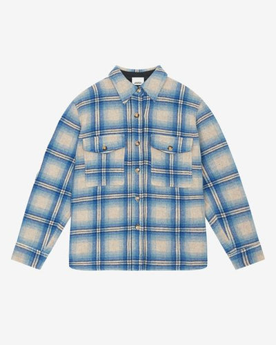 Faxona coat - Blue - Woman - 4