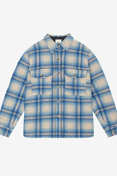 Faxona coat - Blue - Woman - 1