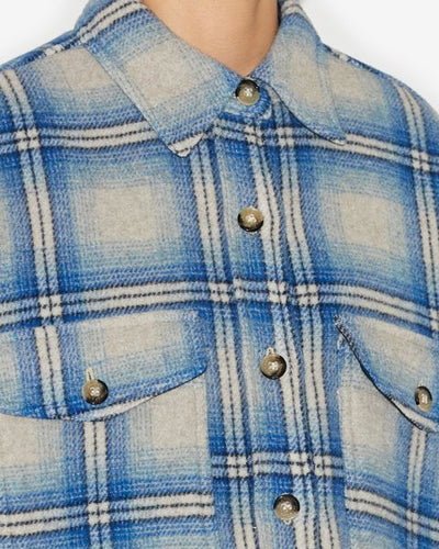 Faxona coat - Blue - Woman - 1