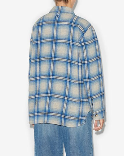 Faxona coat - Blue - Woman - 3