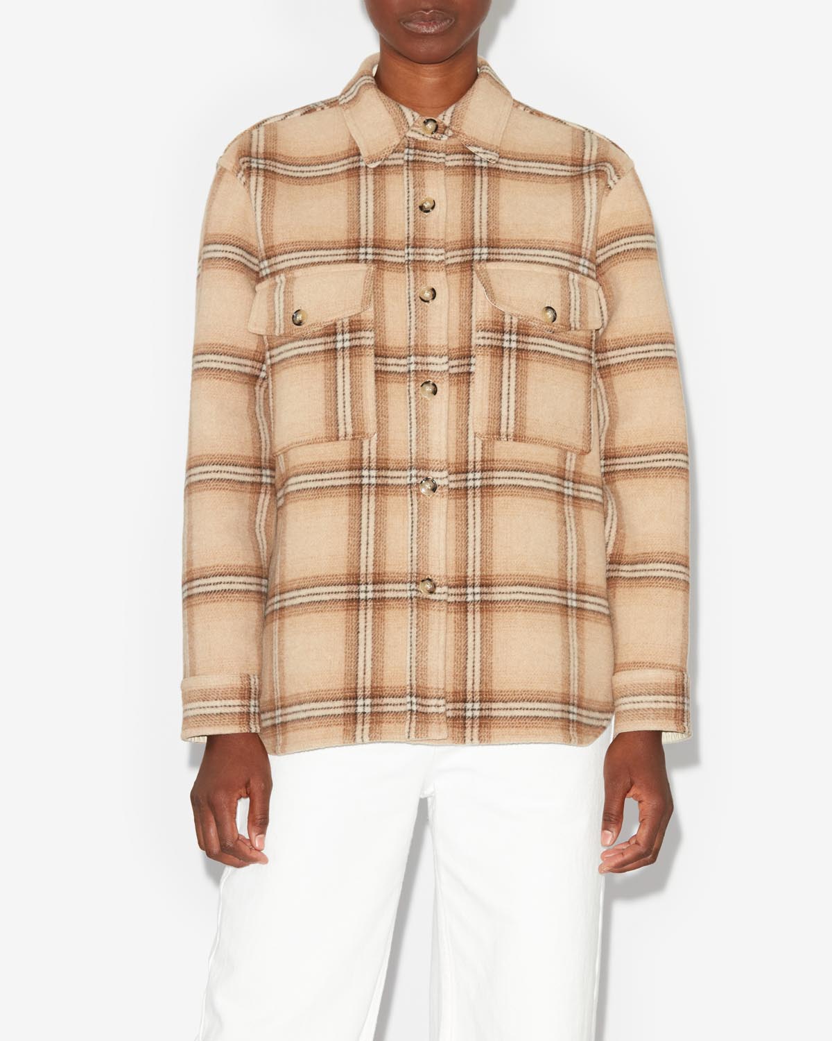 ISABEL MARANT ピーコート　美品 Faxona Coat Woman camel | ISABEL MARANT Official online store