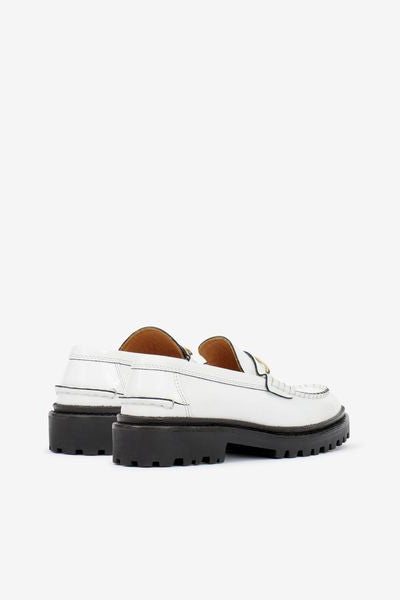 Mocasines frezza de piel - Blanco - Woman - 4
