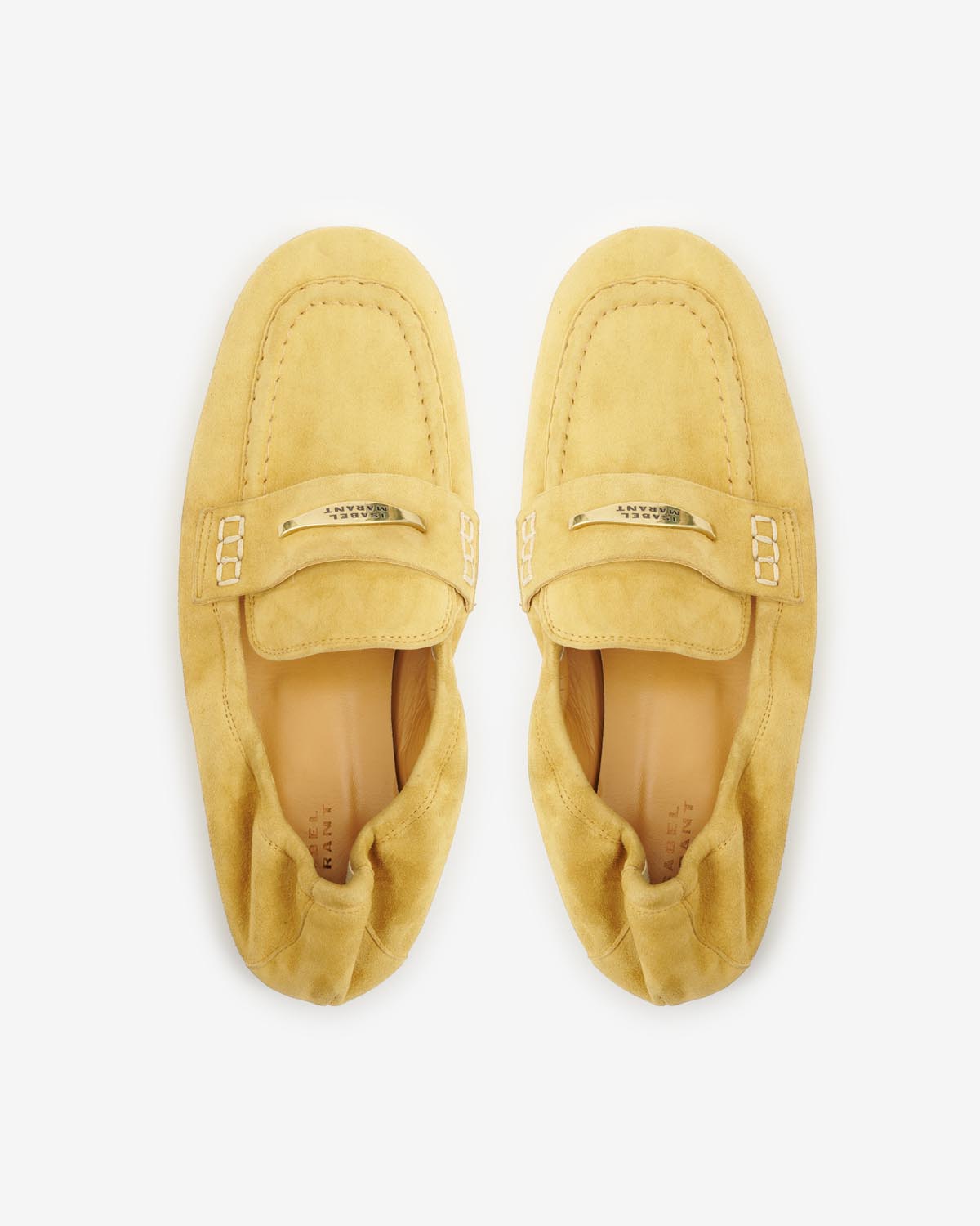Loafer aus veloursleder iseri - Ochre - Woman - 4