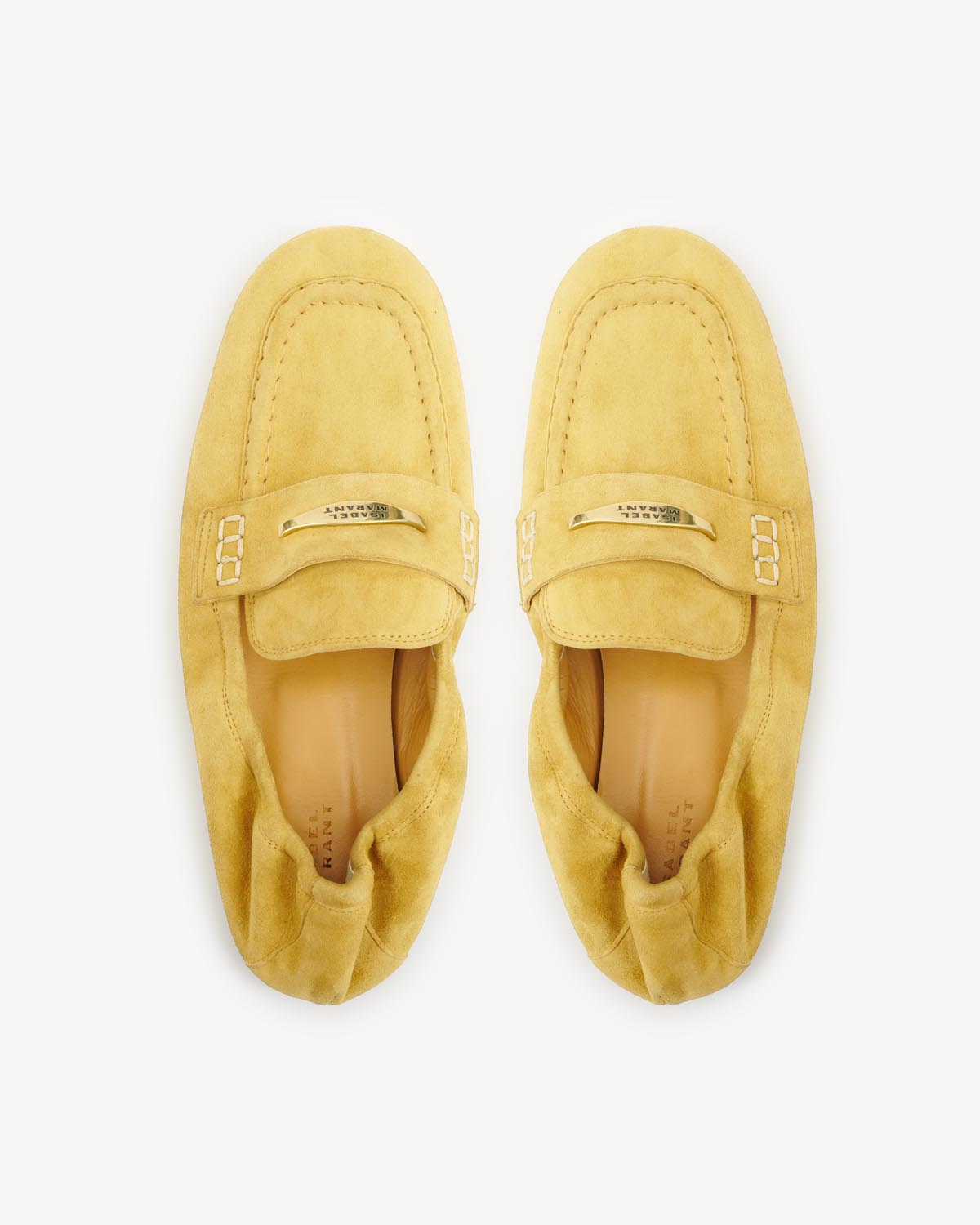 Loafer aus veloursleder iseri - Ochre - Woman - 3