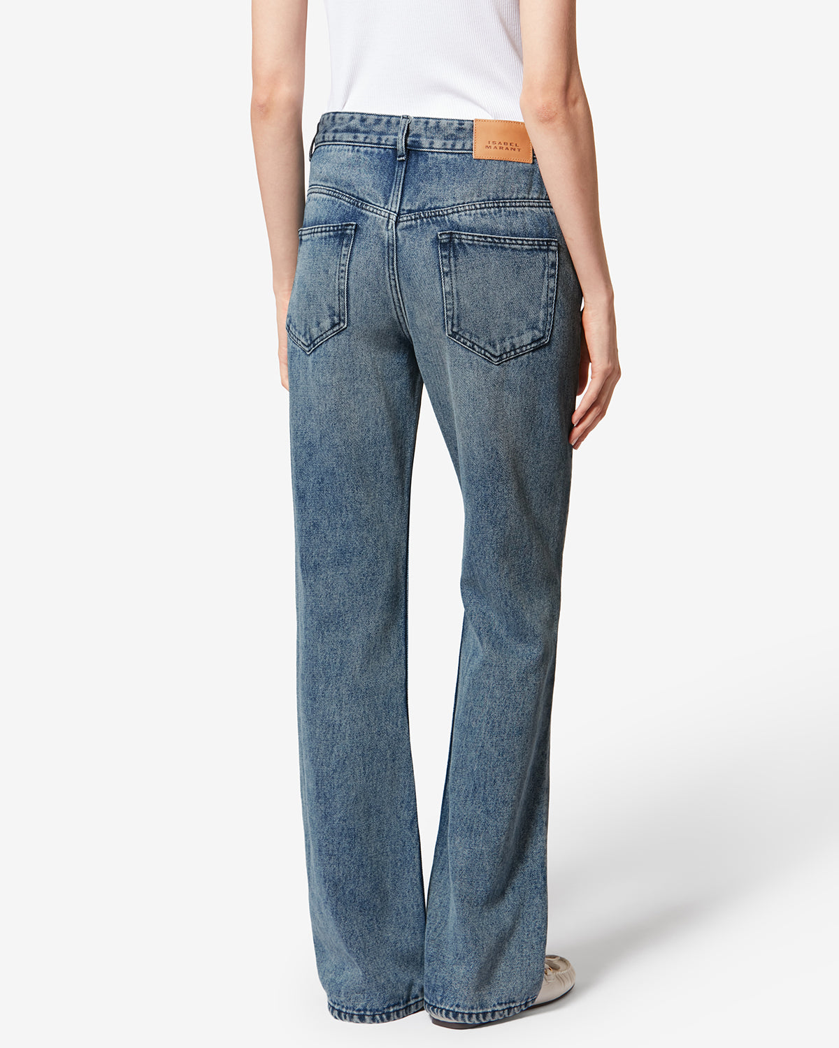 Vaqueros bootcut de denim belvira - Azul claro - Woman - 4