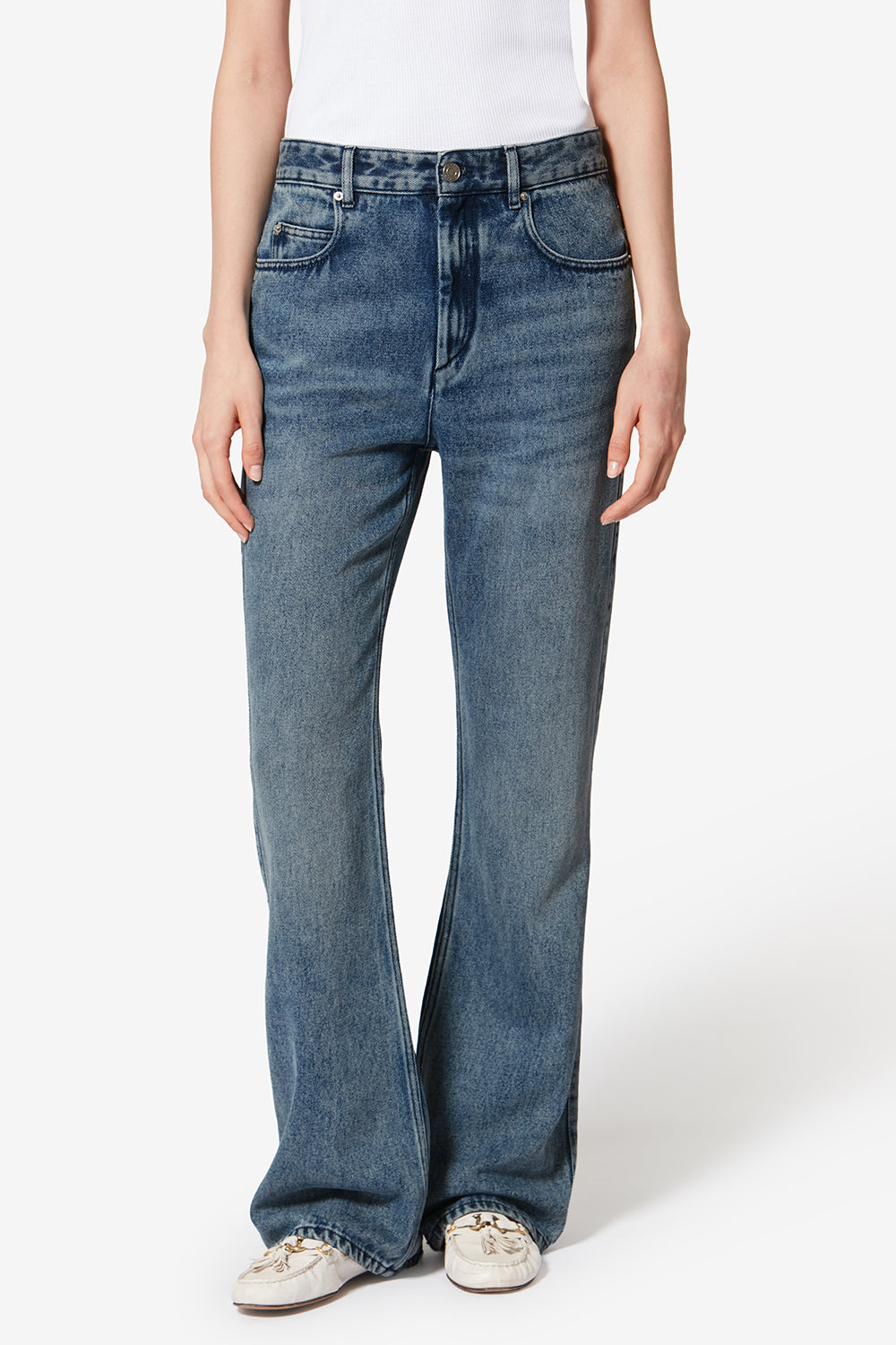 Belvira デニム ブーツカット ジーンズ - ライトブルー - Woman - 4