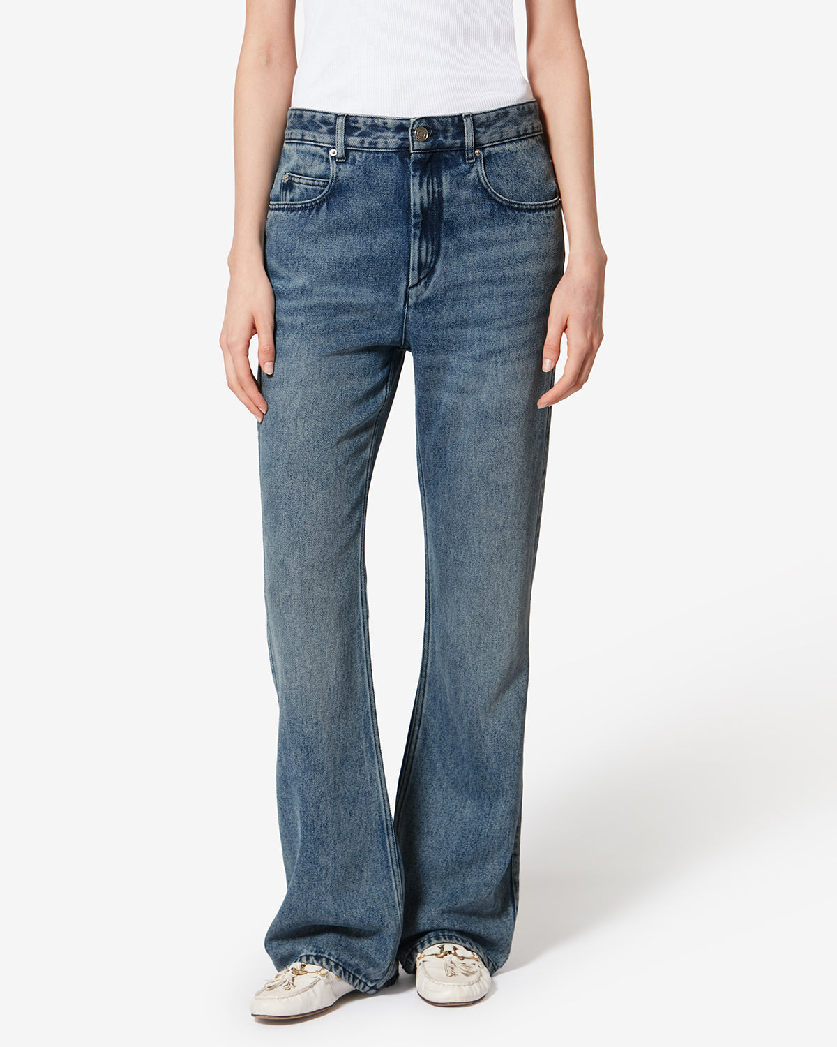 Vaqueros bootcut de denim belvira - Azul claro - Woman - 3