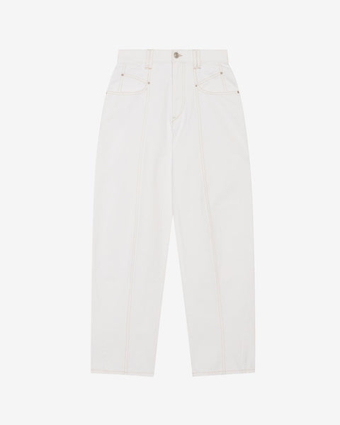 【関税込み】Isabel Marant ホワイト Niroka ジーンズ 25PPA0469HG-C1H01H-30LU-