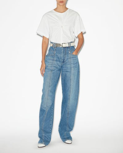 Vetan loose fit denim jeans - Blue - Woman - 1