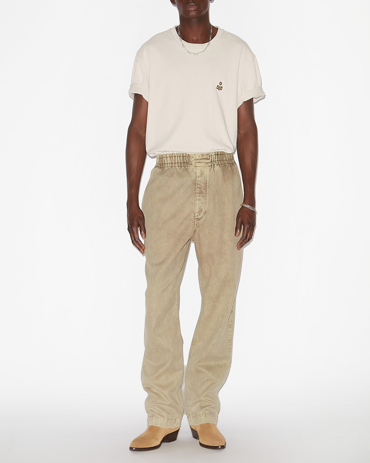 Pantalón timeo Man Light khaki 4