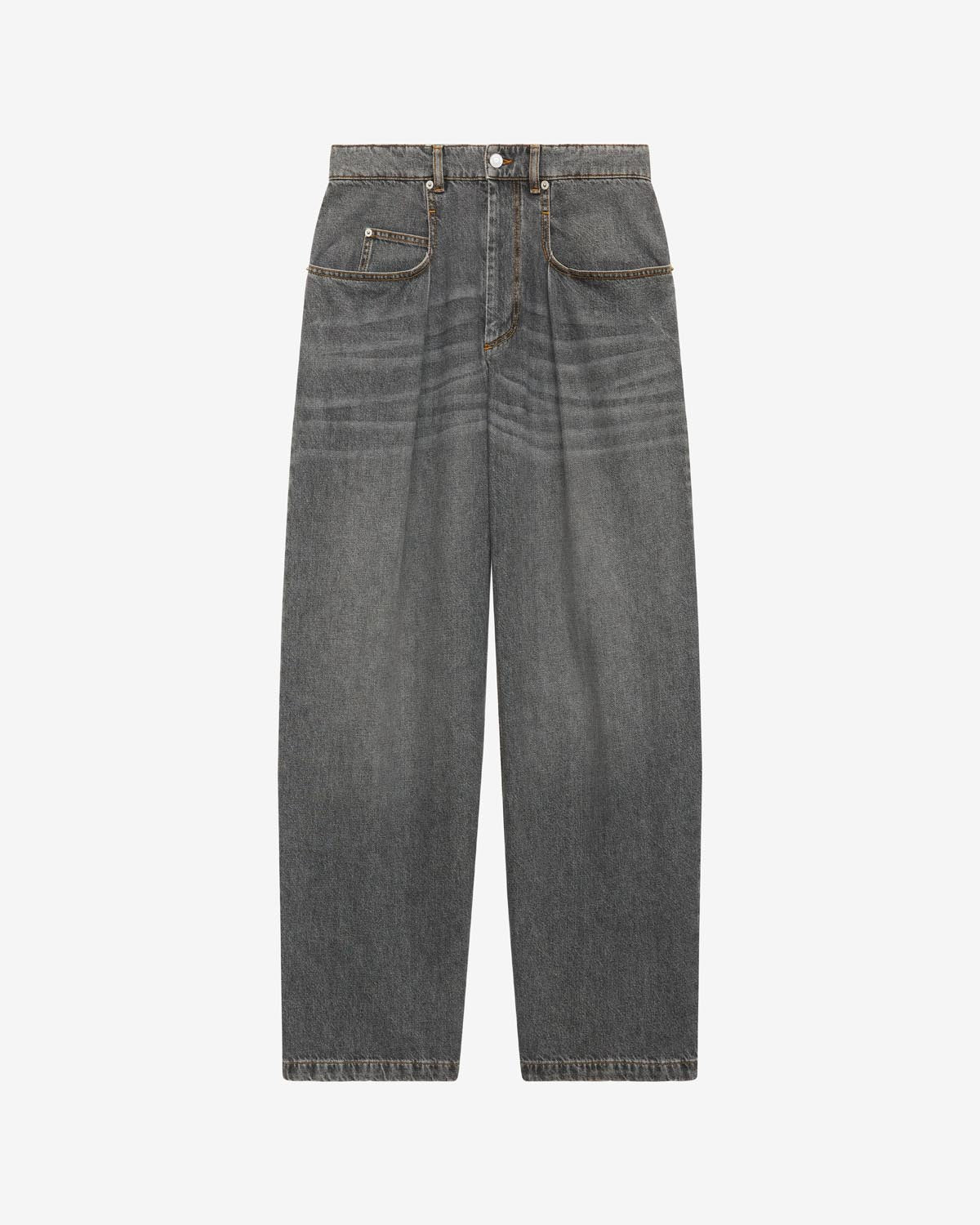 Janael high-rise loose fit jeans - Black - Man - 5