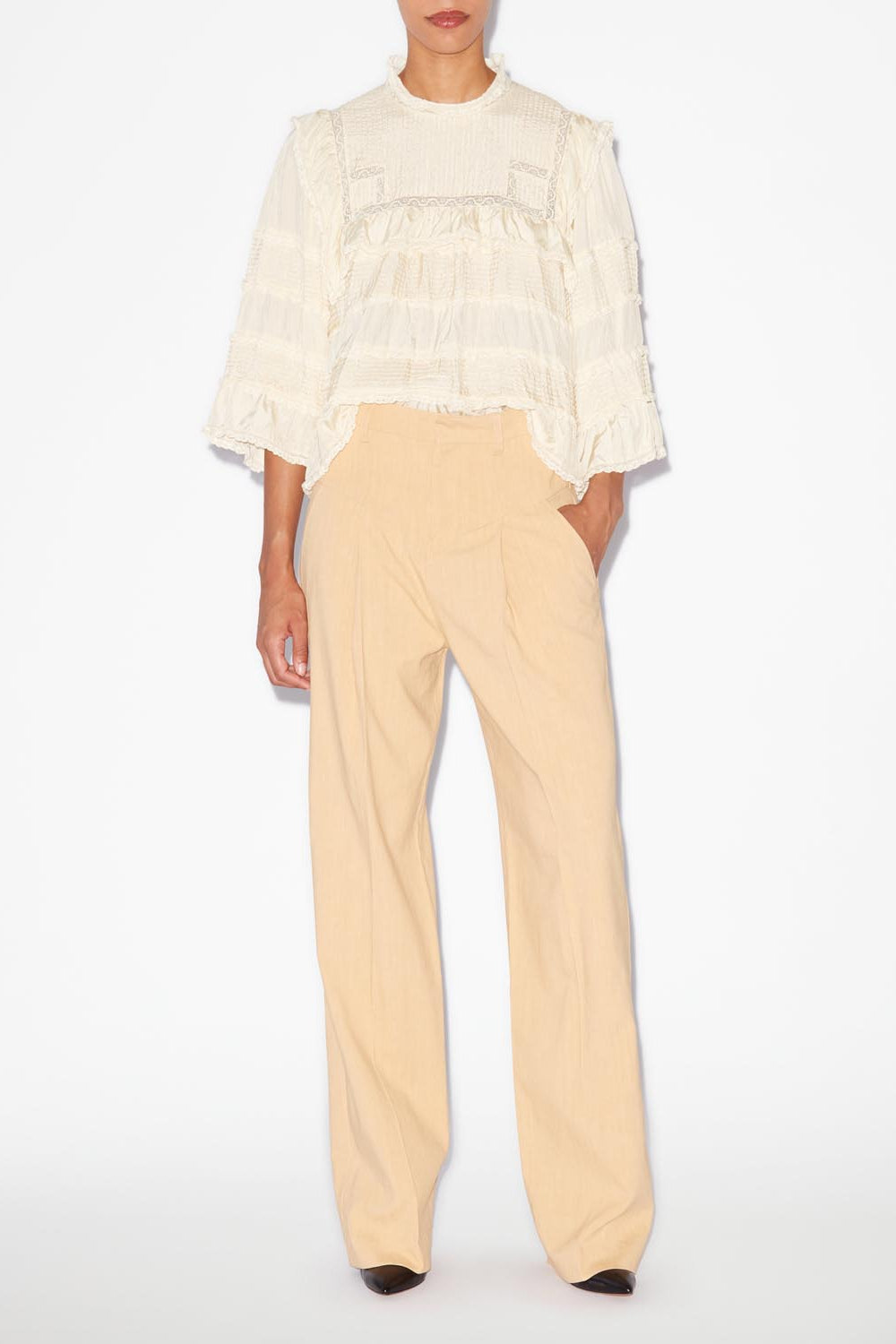 Pantalon staya - Paille - Woman - 2