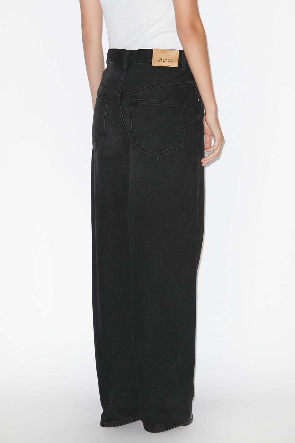 Jean ample joanny en denim - Noir délavé - Woman - 5