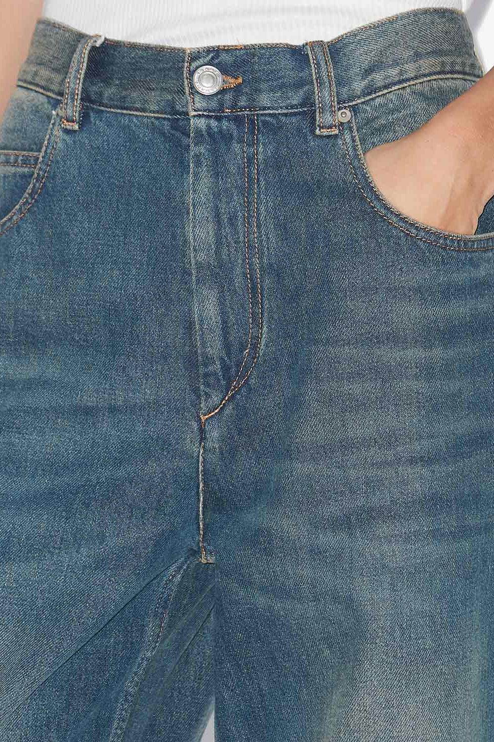 Jean ample joanny en denim - Bleu - Woman - 3