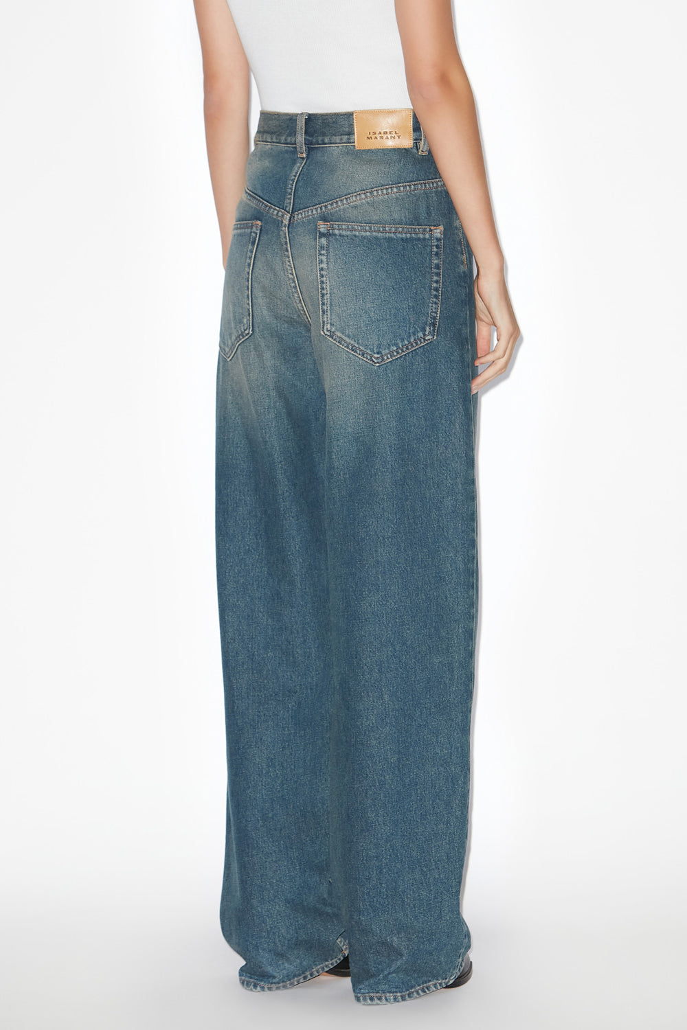 Jean ample joanny en denim - Bleu - Woman - 5