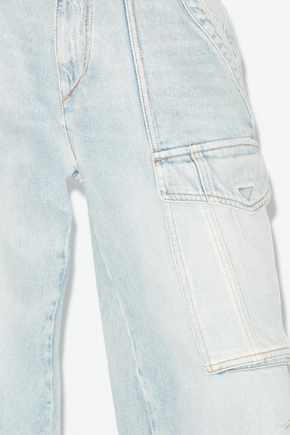 Heilani loose jeans with cargo pockets - Light blue - Woman - 3