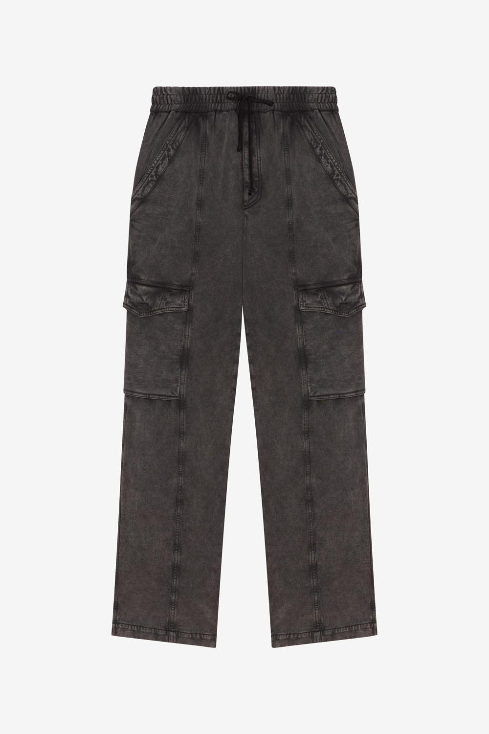 Pantalón peorana - Negro lavado - Woman - 2