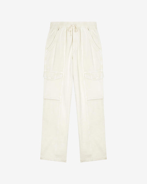 【送料&関税込】Isabel Marant aude Trousers ISABEL MARANT Aude cropped paneled coated cotton-blend