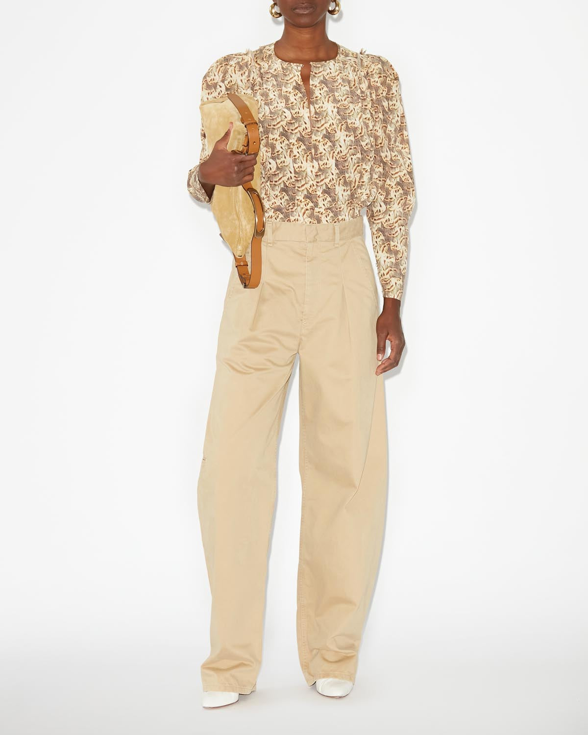 Pantalon lenadi - Beige - Woman - 1