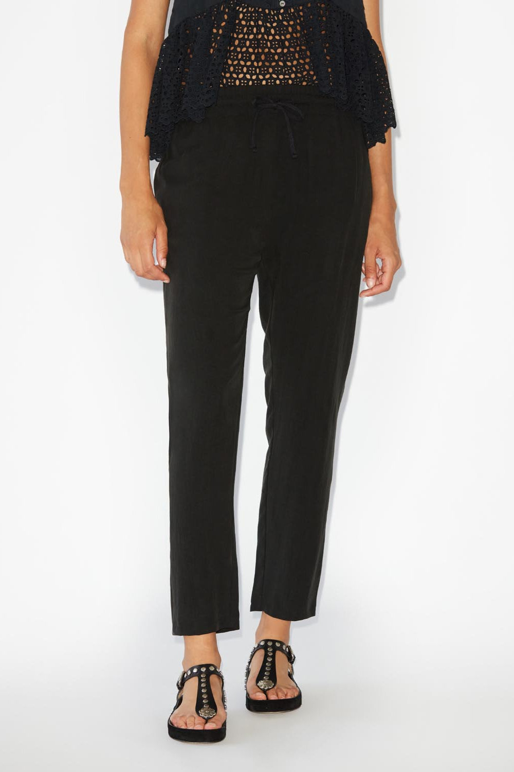 Pantalon fluide berati - Noir - Woman - 4