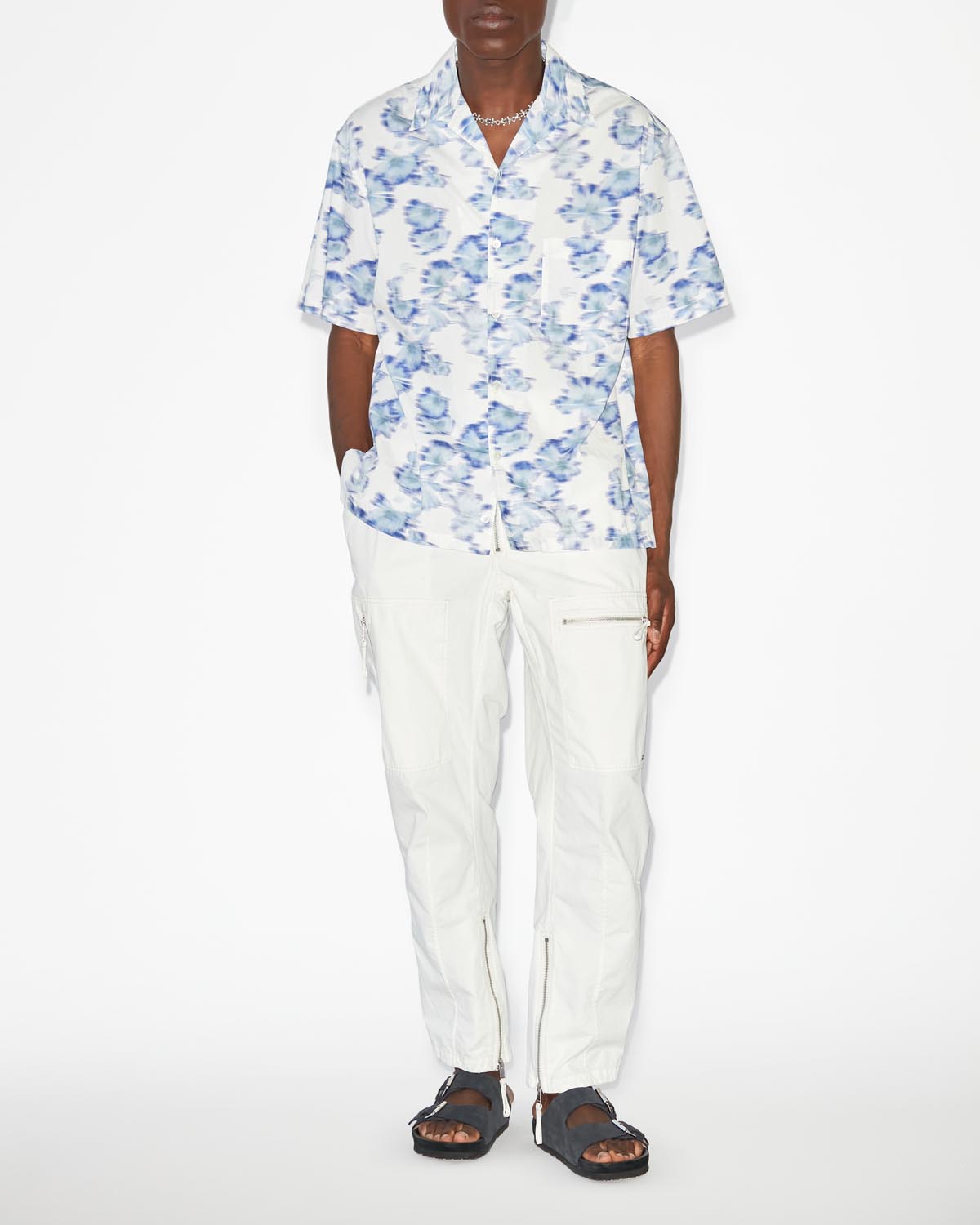 Niels pantaloni - Ecru - Man - 1