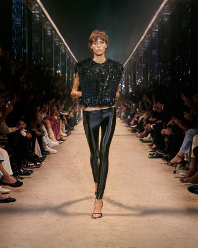 Pantalón de raso erna - Negro - Woman - 6