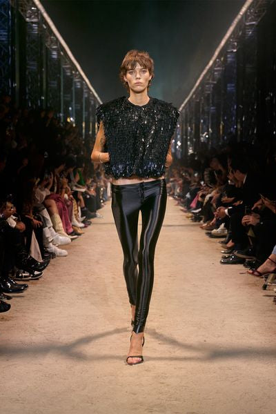 Pantalón de raso erna - Negro - Woman - 2