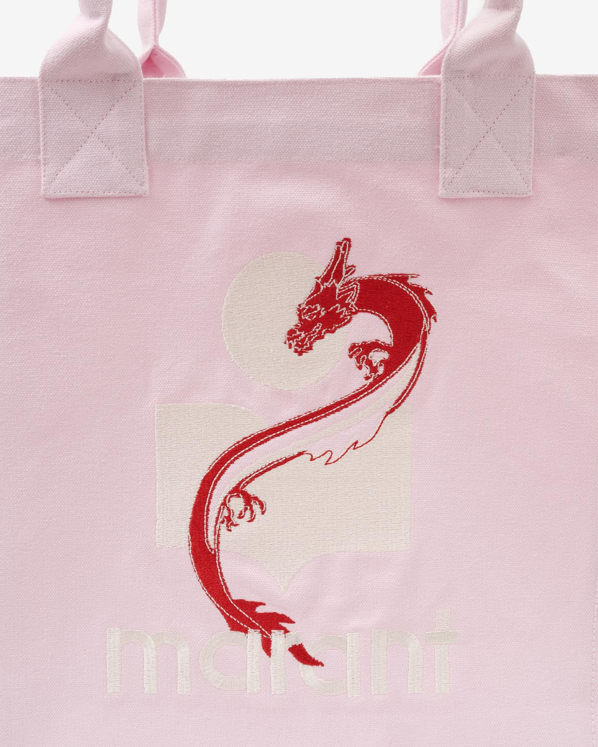 Petit sac cabas yenky à logo brodé - Rose - Woman - 3