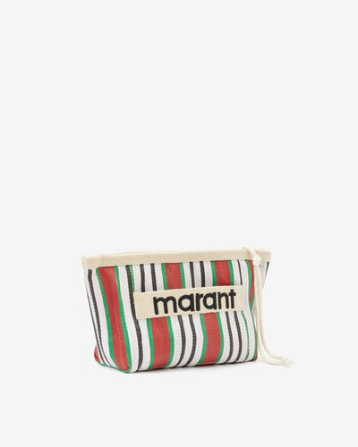 Pwoden striped pouch bag - Rosso - Woman - 8