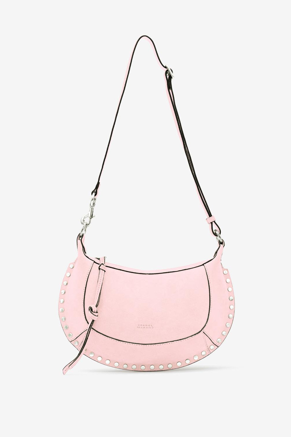 Oskan moon borsa a spalla in pelle - Light pink - Woman - 5