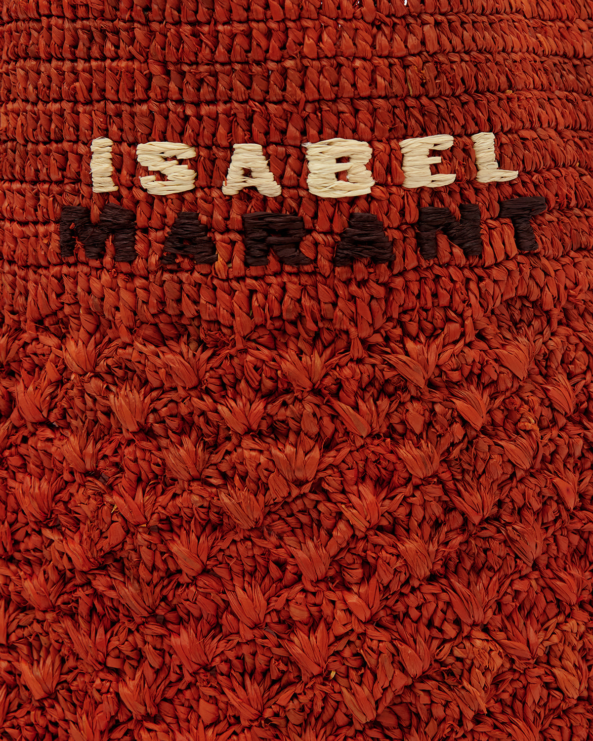 Praia small raffia bag - Orange - Woman - 3