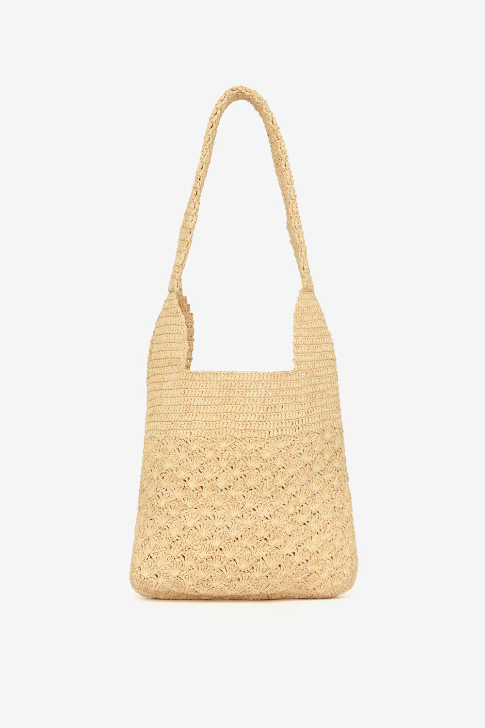 Tasche praia small aus raffiabast - Natural/pink - Woman - 2